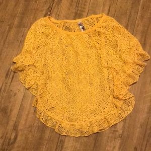 Yellow Batwing Knit